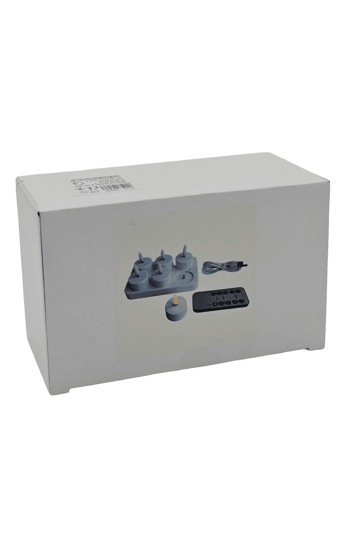 LED Waxinelichten 6 stuks met oplaadstation en afstandbediening 2