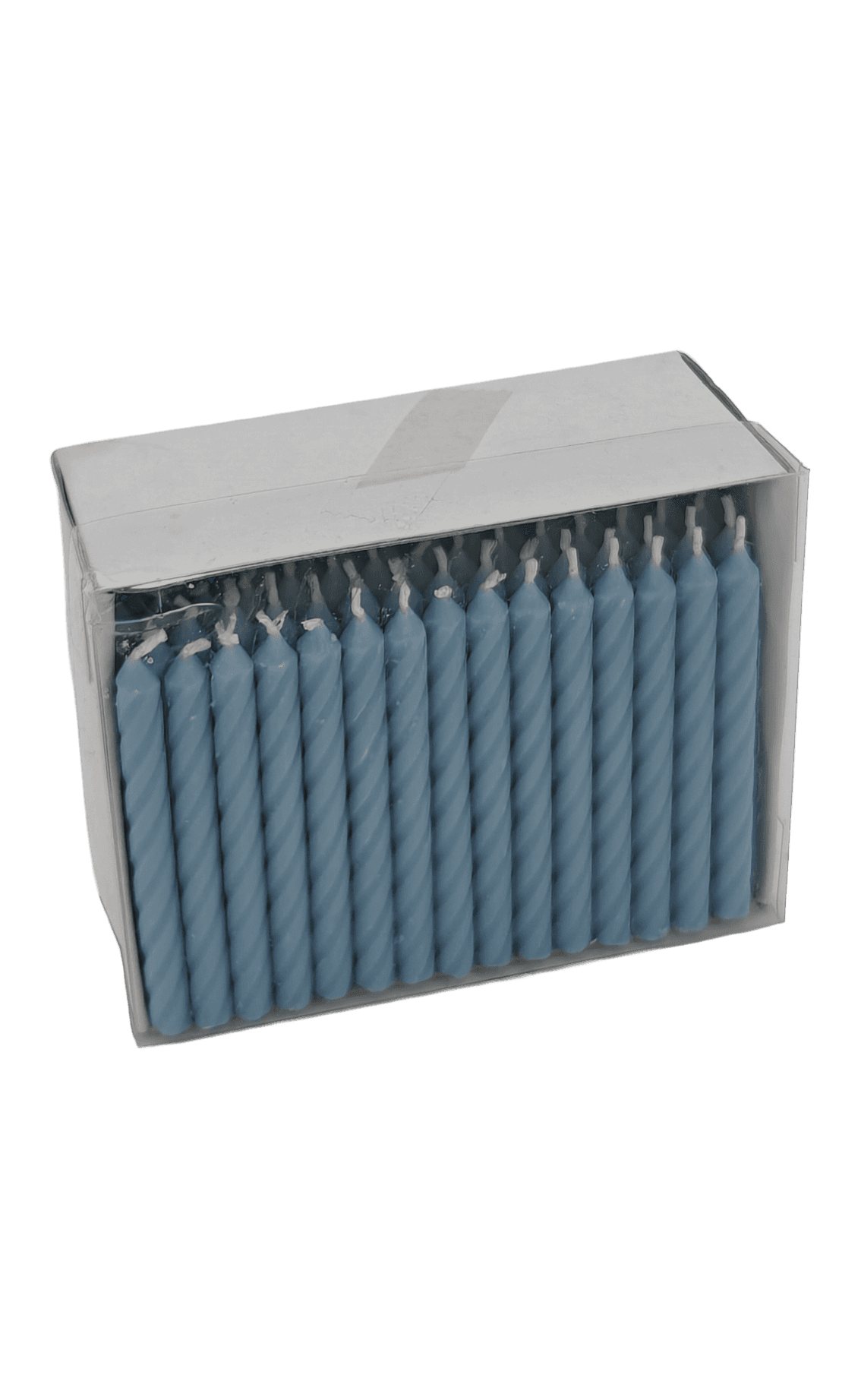 Blauwe verjaardagskaarsjes 120 stuks 2