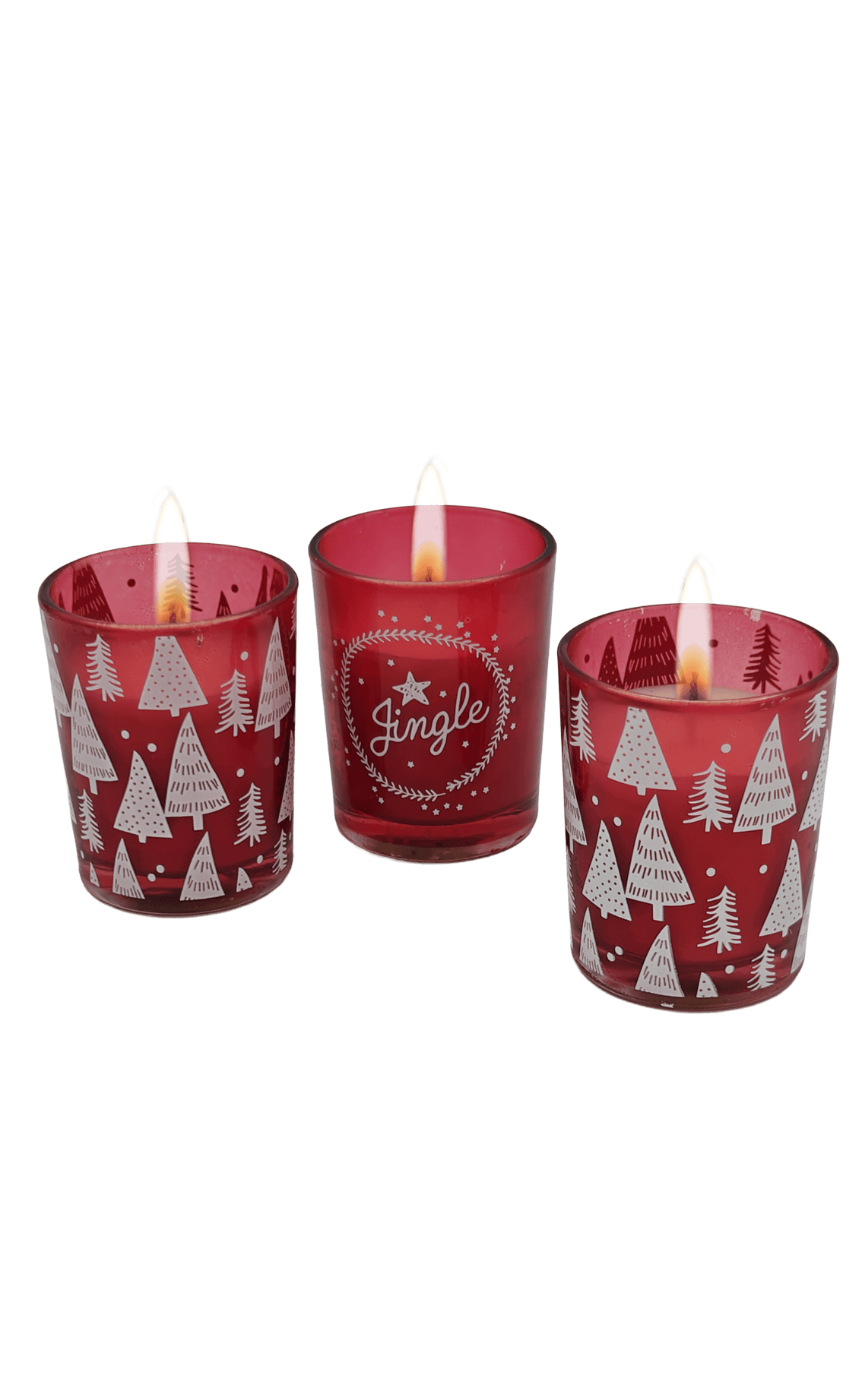 Eco Kerstkaarsjes met subtiele geur in cadeauverpakking 3 stuks 2