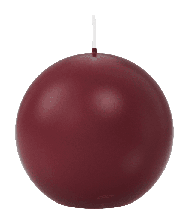Kogelkaars gelakt / ø80 mm / Bordeaux 2