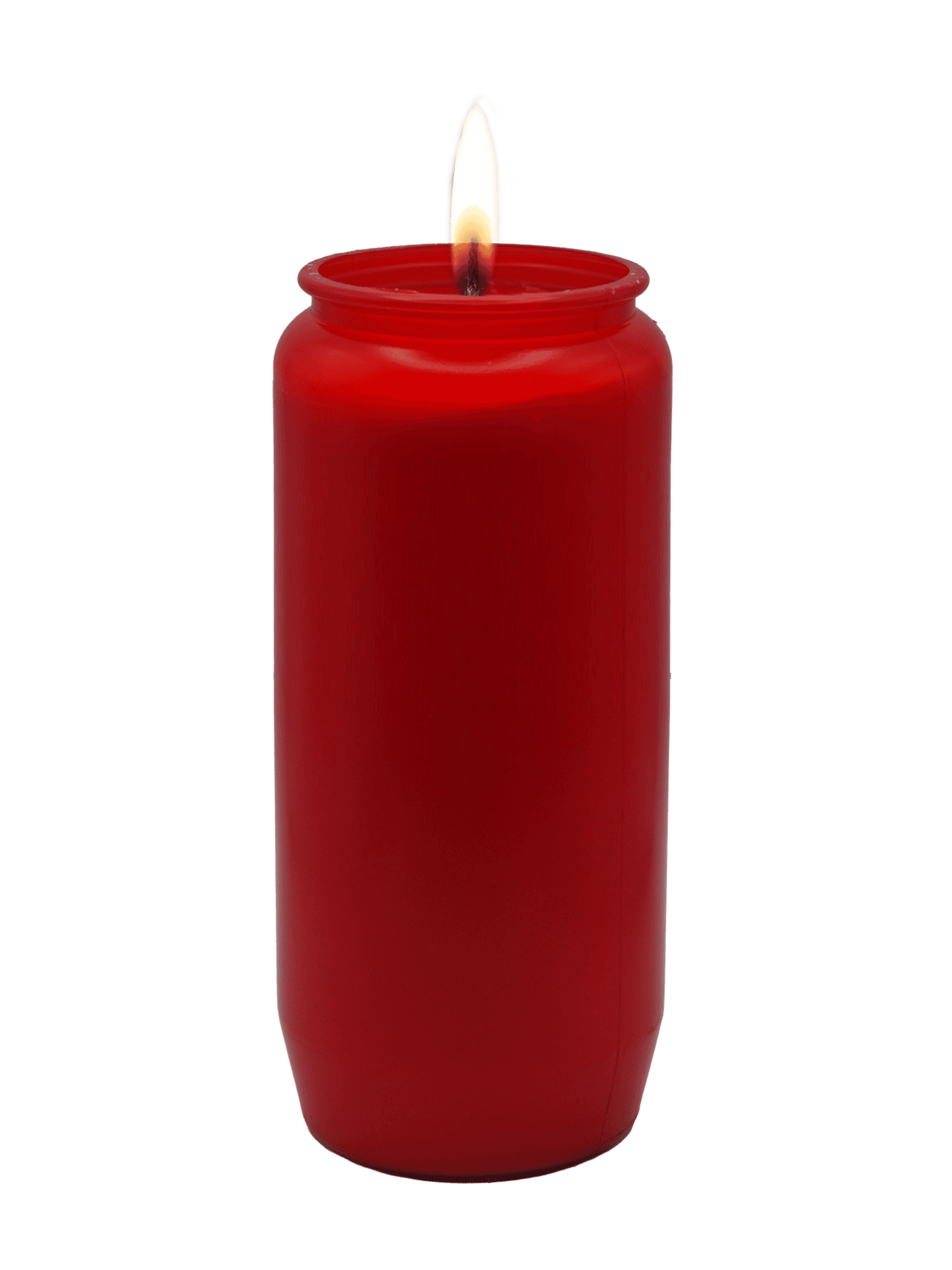 Herdenkingskaars NR7 65x180 mm / rood 2