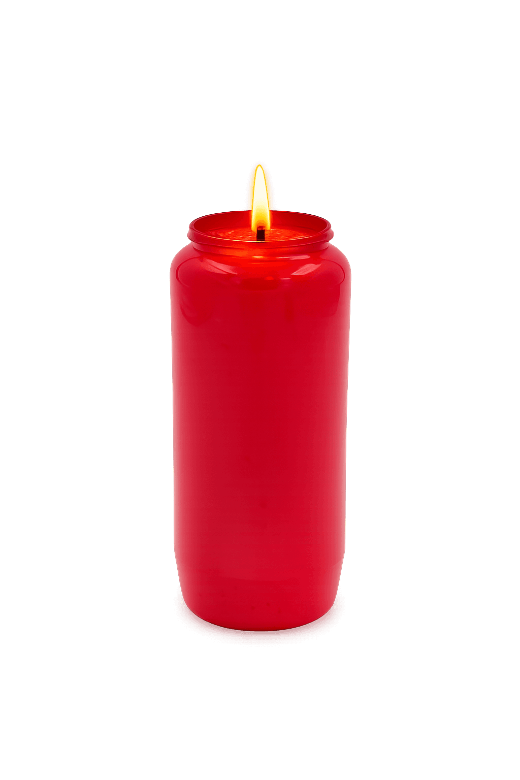 Compositielicht rood – graf- en herdenkingskaars zonder deksel TIJDELIJK SCHERP GEPRIJSD! 2
