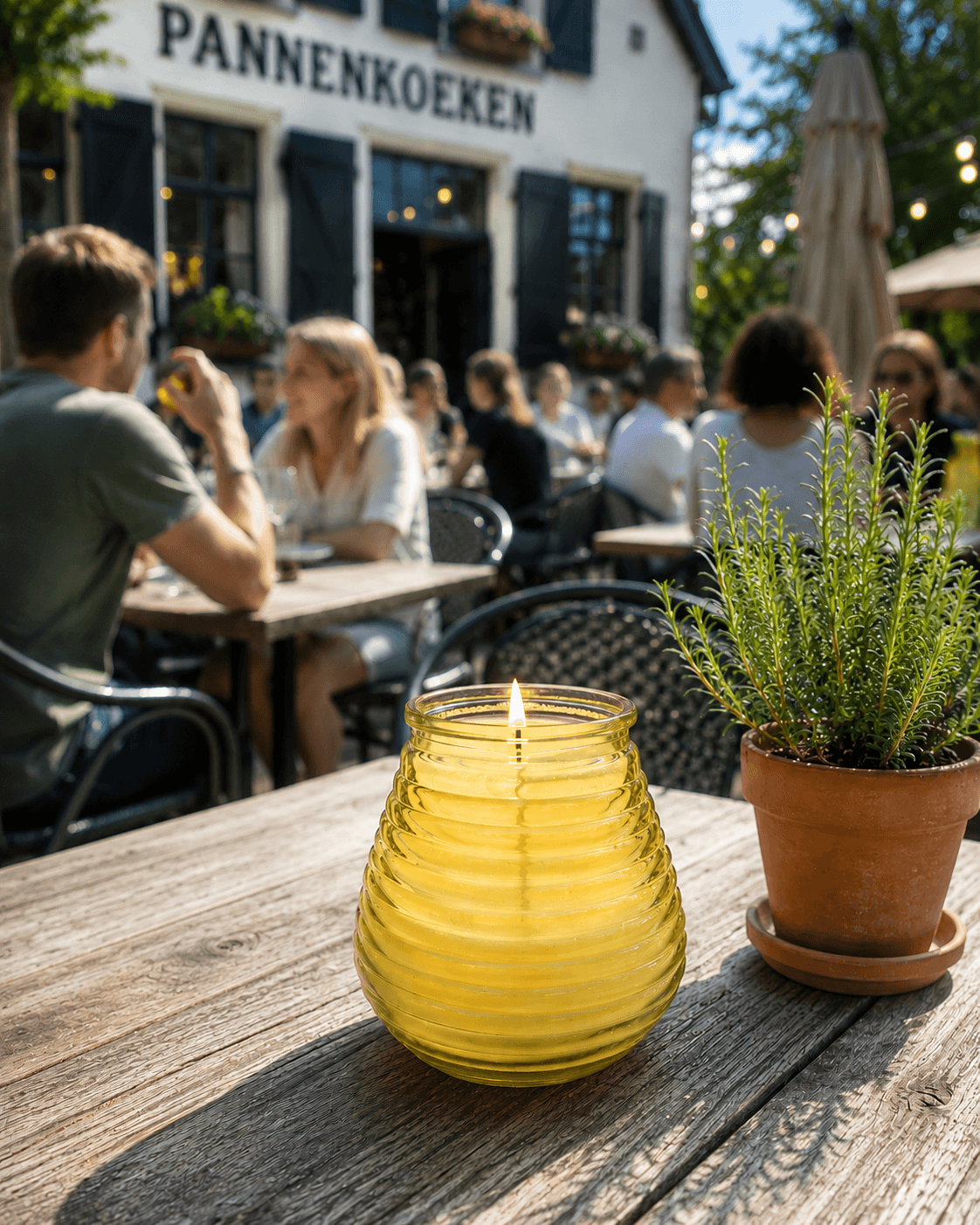 Citronella windlicht in 6 kleuren – per 18 stuks verpakt