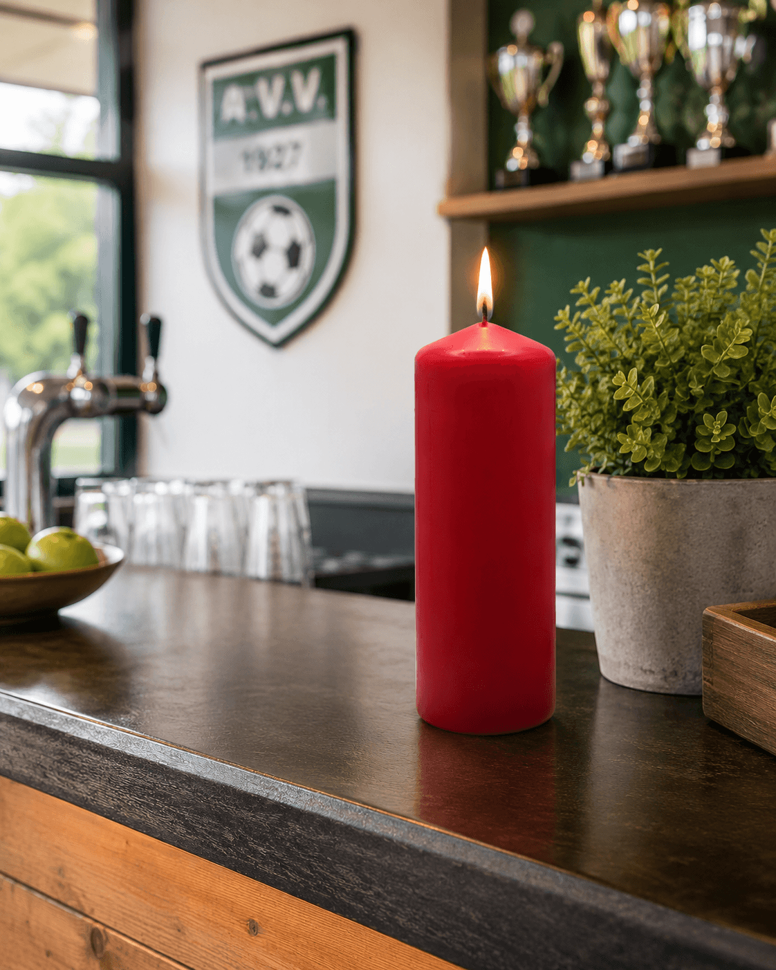 Stompkaars 68x200 mm / Rood