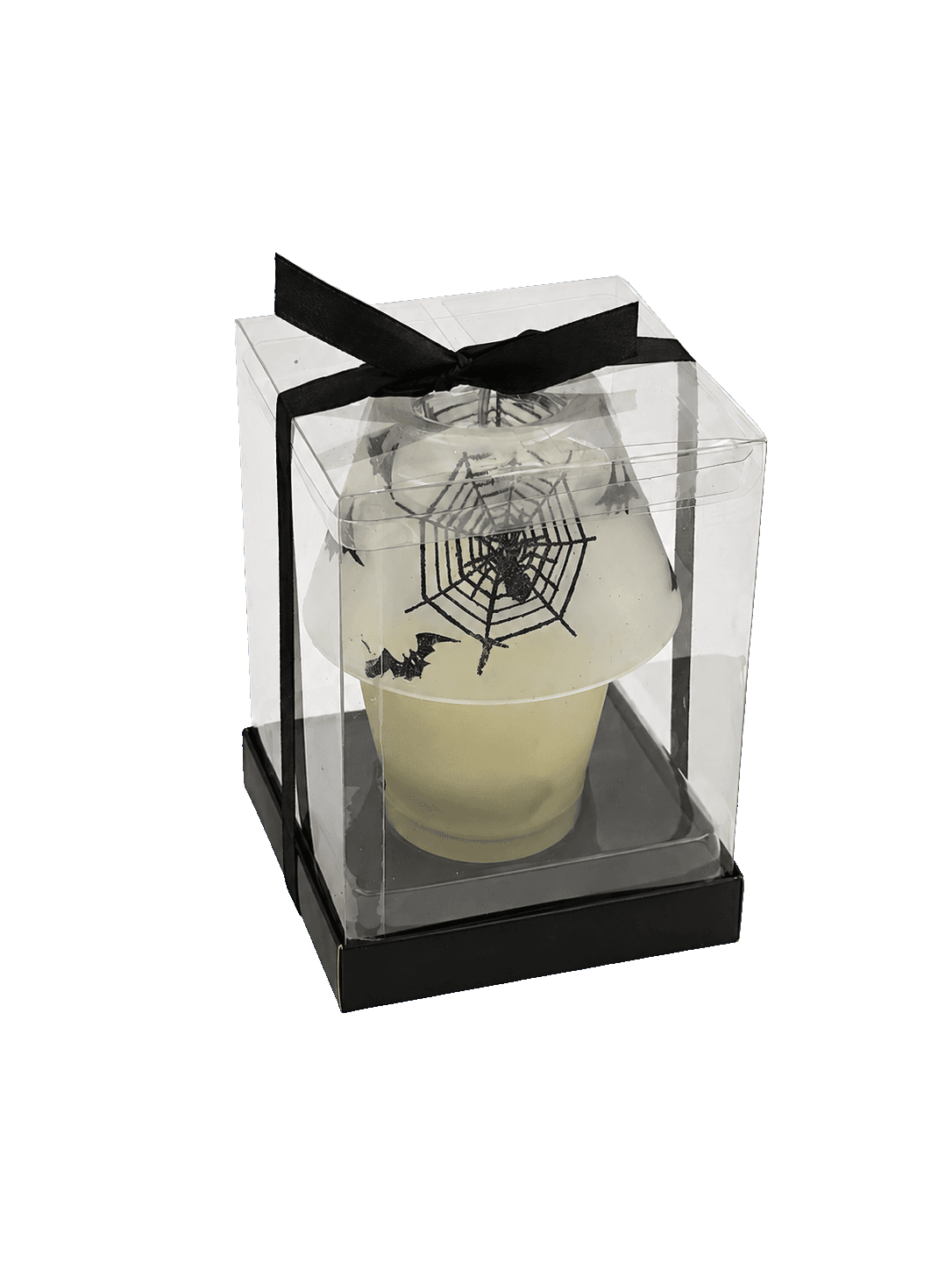 Halloween lampkaars met frosted glazen kap  Ø 100 × 125 mm 3