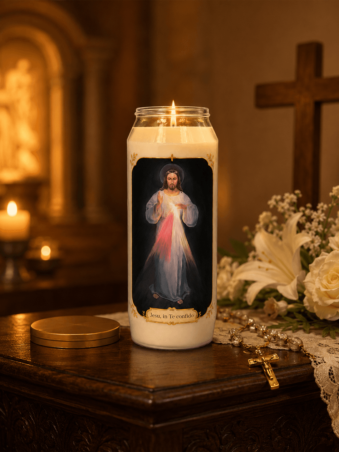 Noveenkaars Jesu, in Te confido