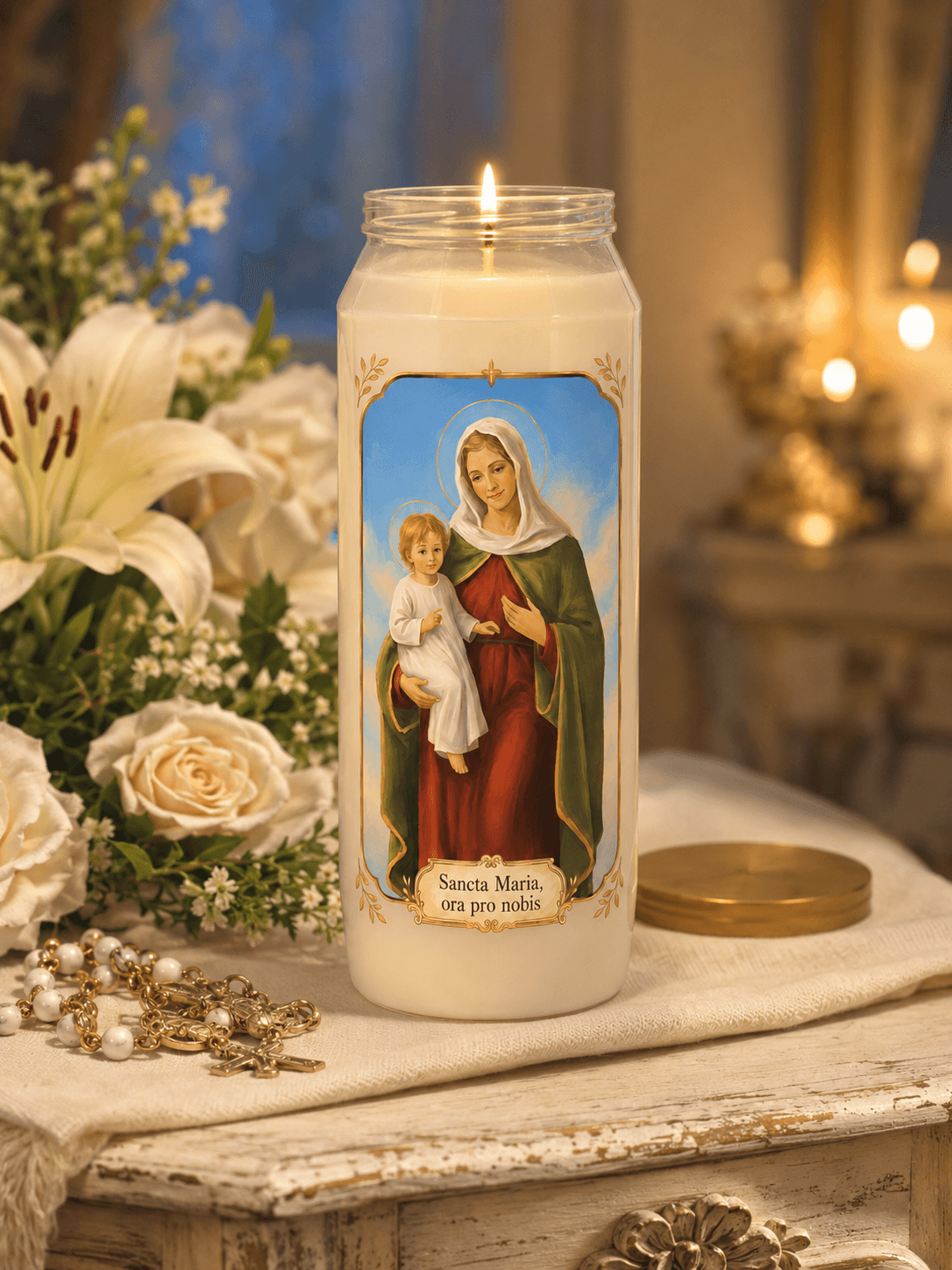 Noveenkaars Sancta Maria, ora pro nobis