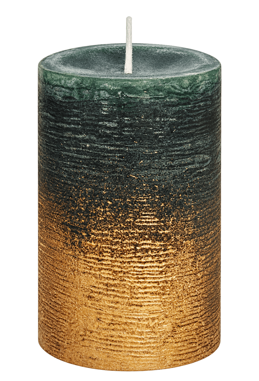Stompkaars rustiek 68 × 100 mm / zeegroen-goud 2
