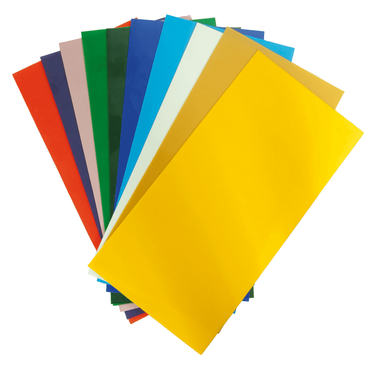 Wax vellen 10 vellen 200x100 mm / Assorti