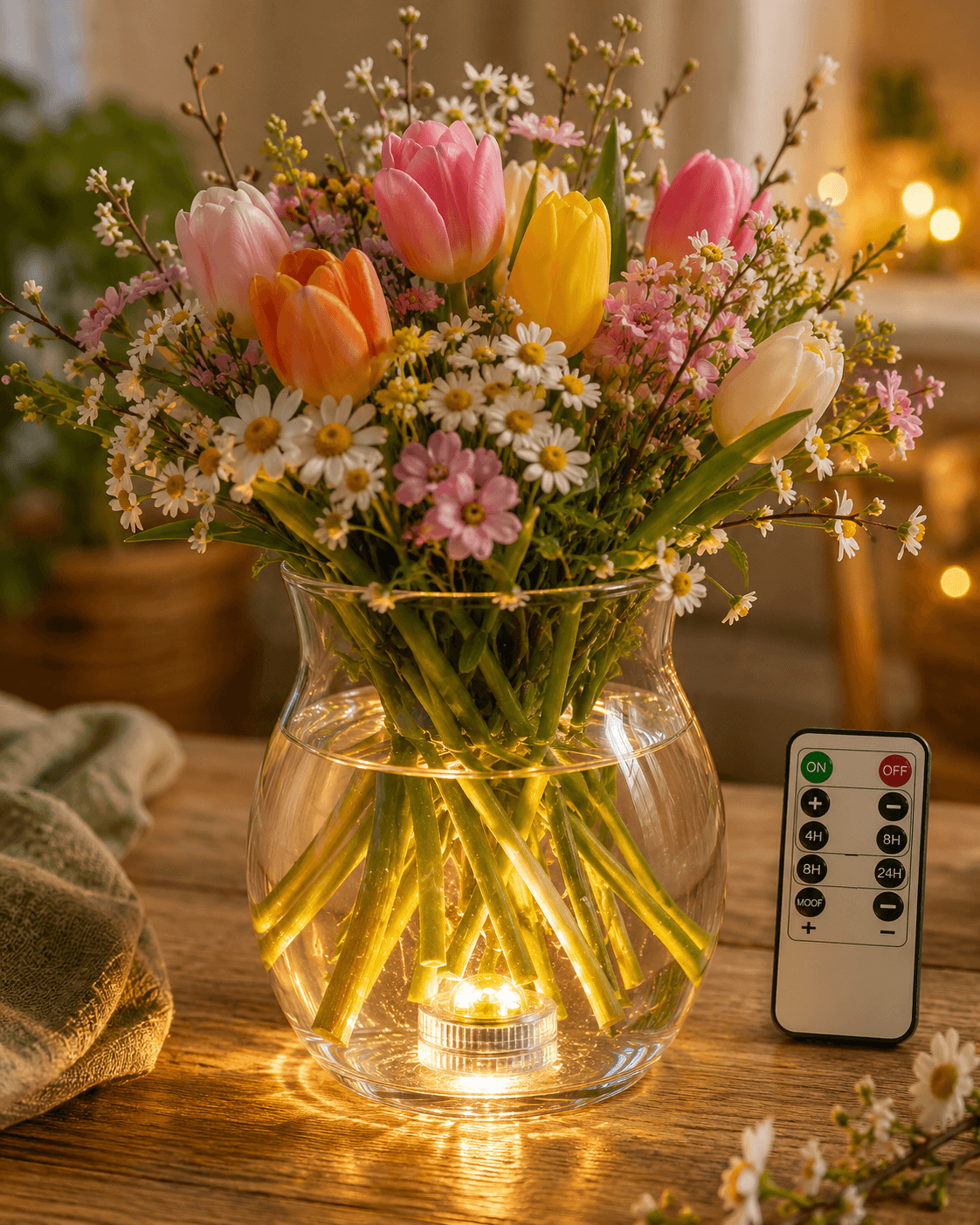 LED Waterdicht lampje met afstandsbediening