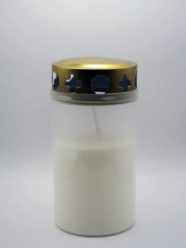 Grafkaars met deksel 60x120 mm / Wit