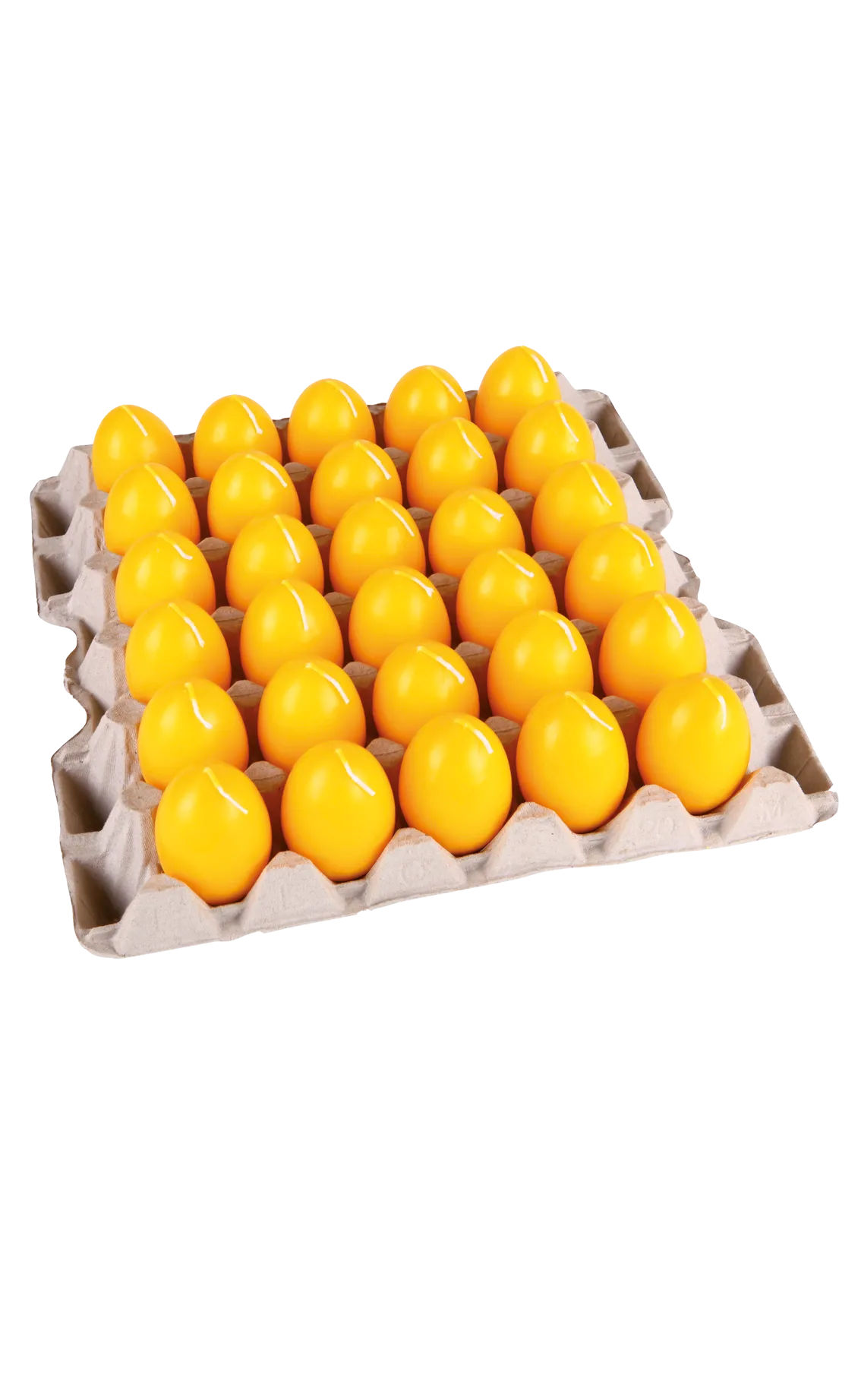 Eierkaars 30 stuks in tray