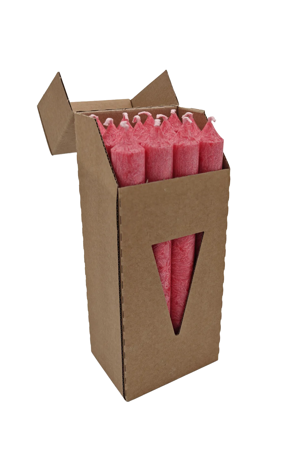 Stearin Dinerkaars Bordeaux 12 stuks 23x200 - Afbeelding 2