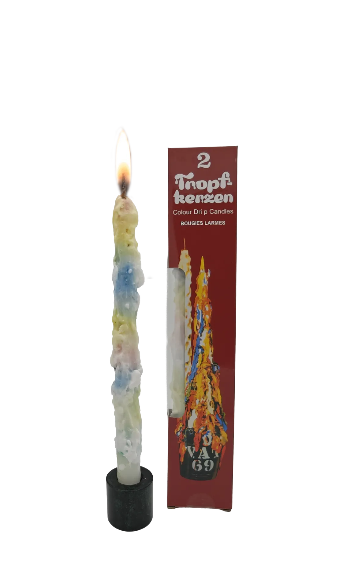 Vintage Druipkaarsen – set van 2 stuks 23x200 mm