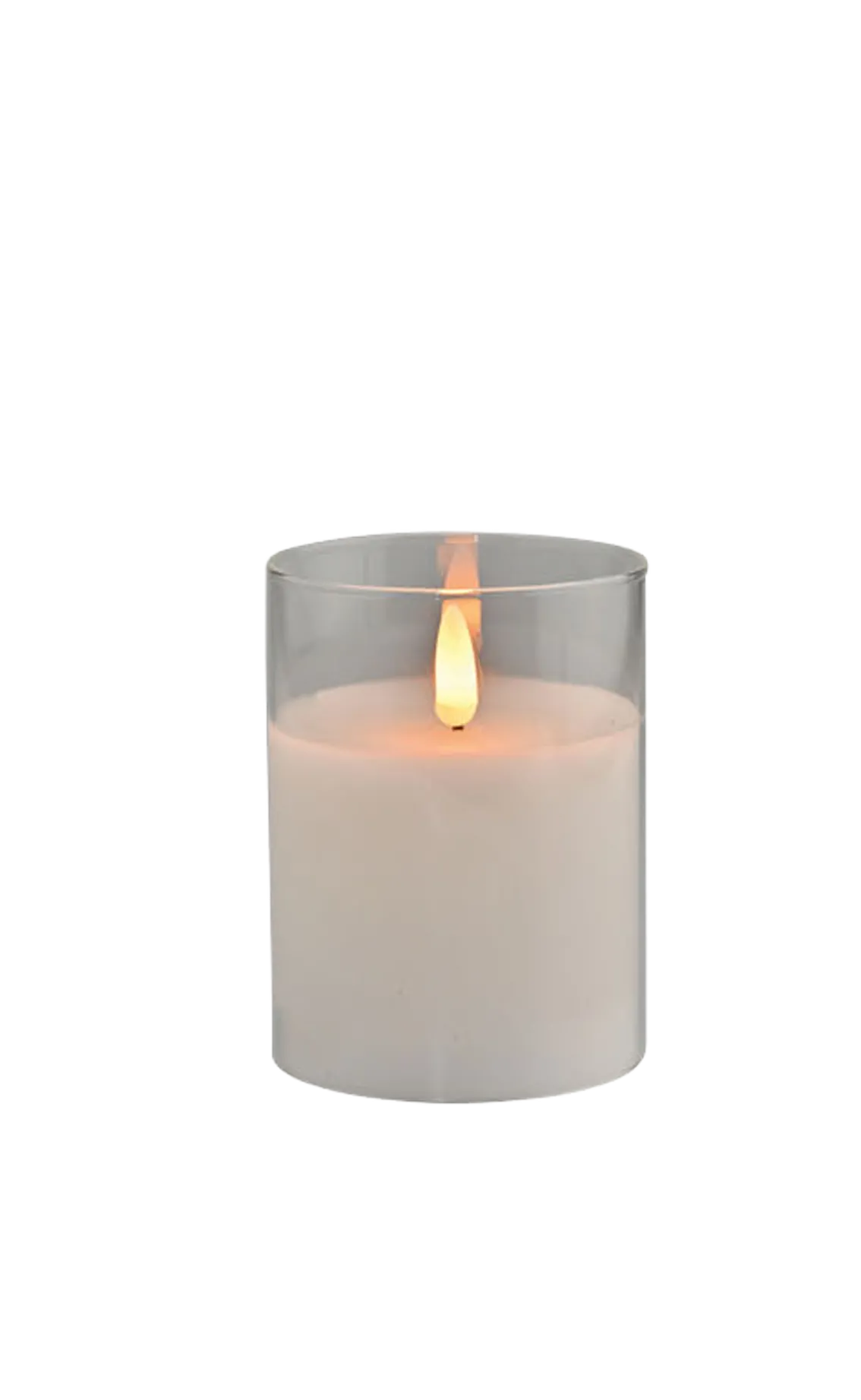 LED Stompkaars Wit In glas met afstandsbediening 75x150 mm - Afbeelding 2