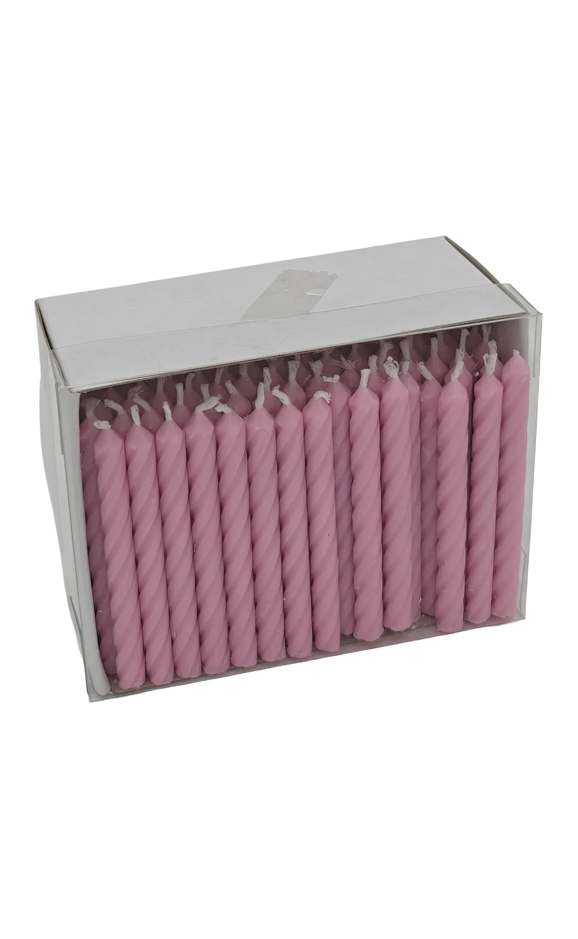 Roze verjaardagskaarsjes 120 stuks - Afbeelding 2