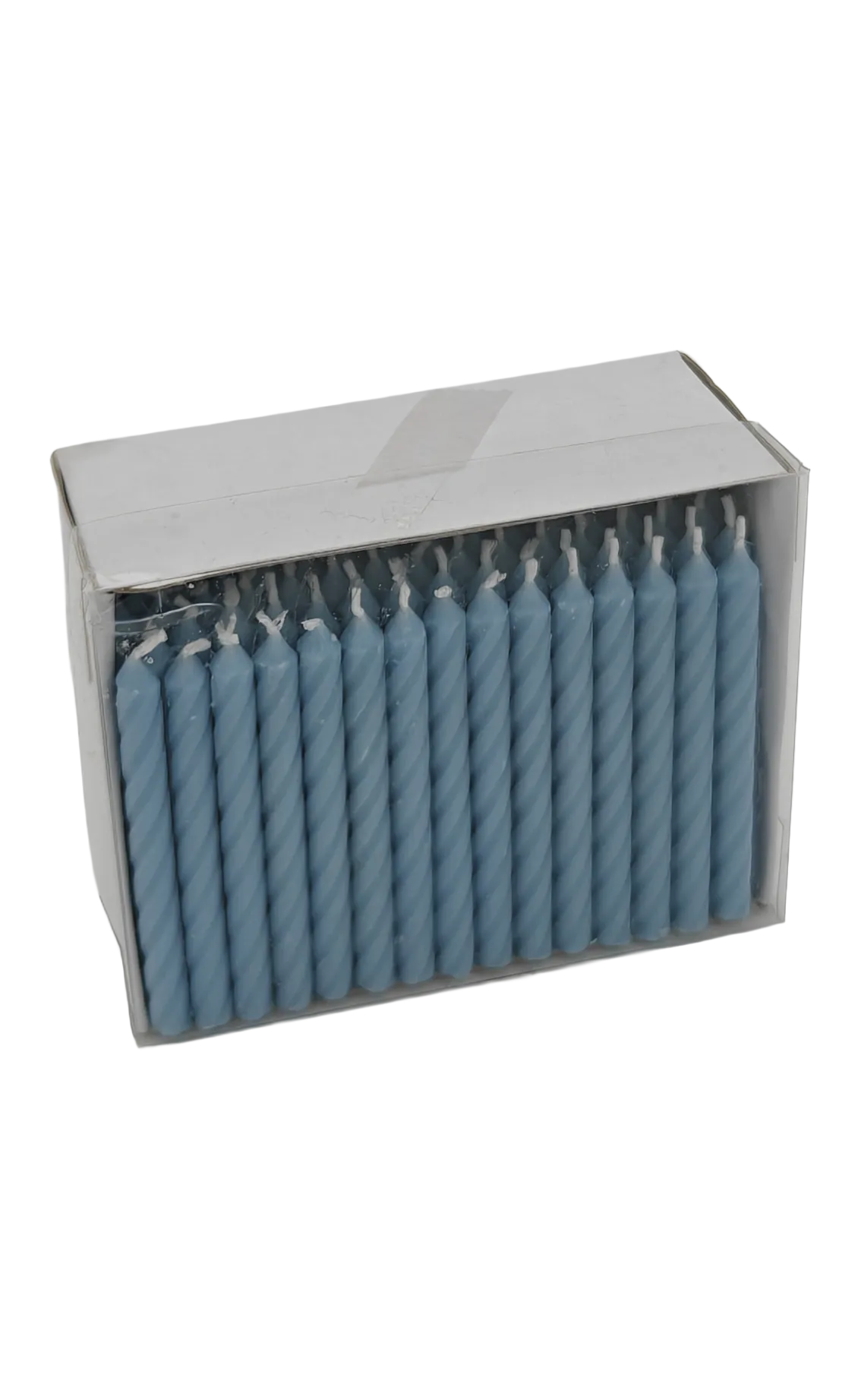 Blauwe verjaardagskaarsjes 120 stuks - Afbeelding 2