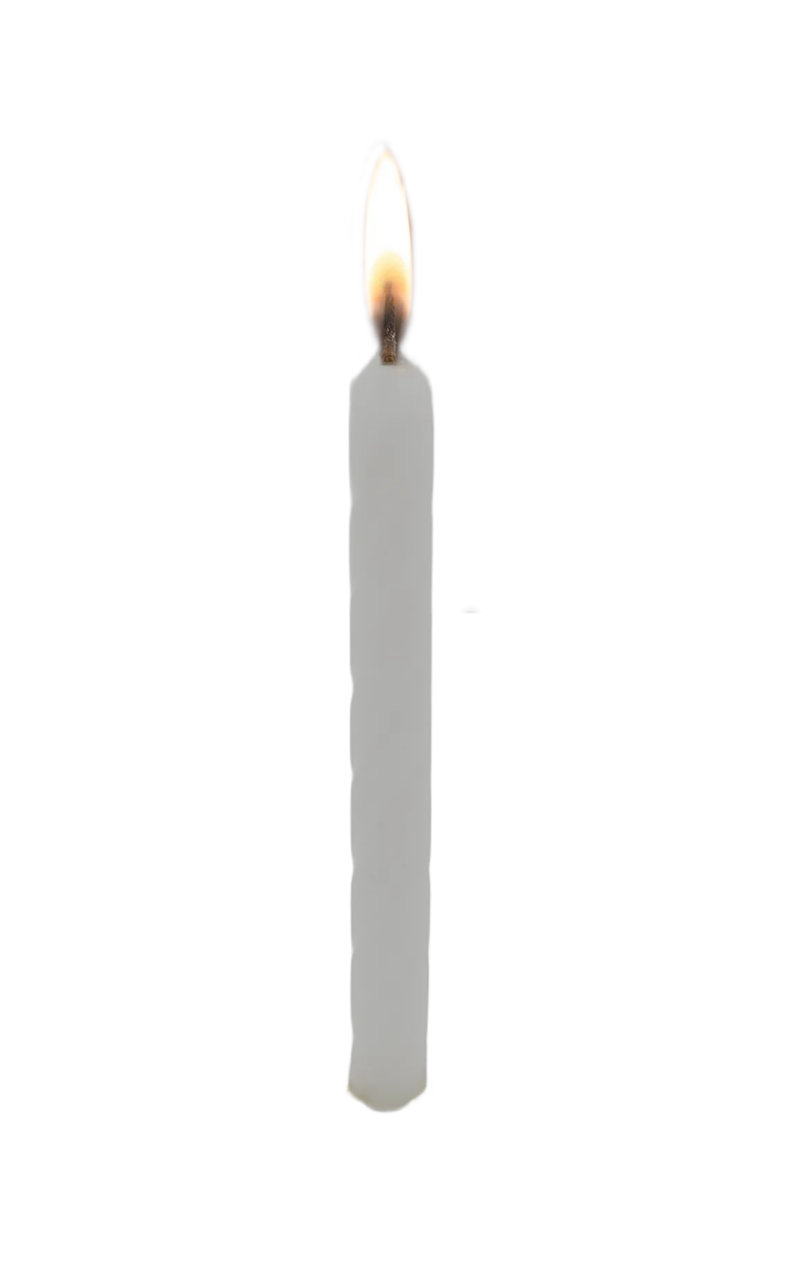 Witte verjaardagskaarsjes 120 stuks