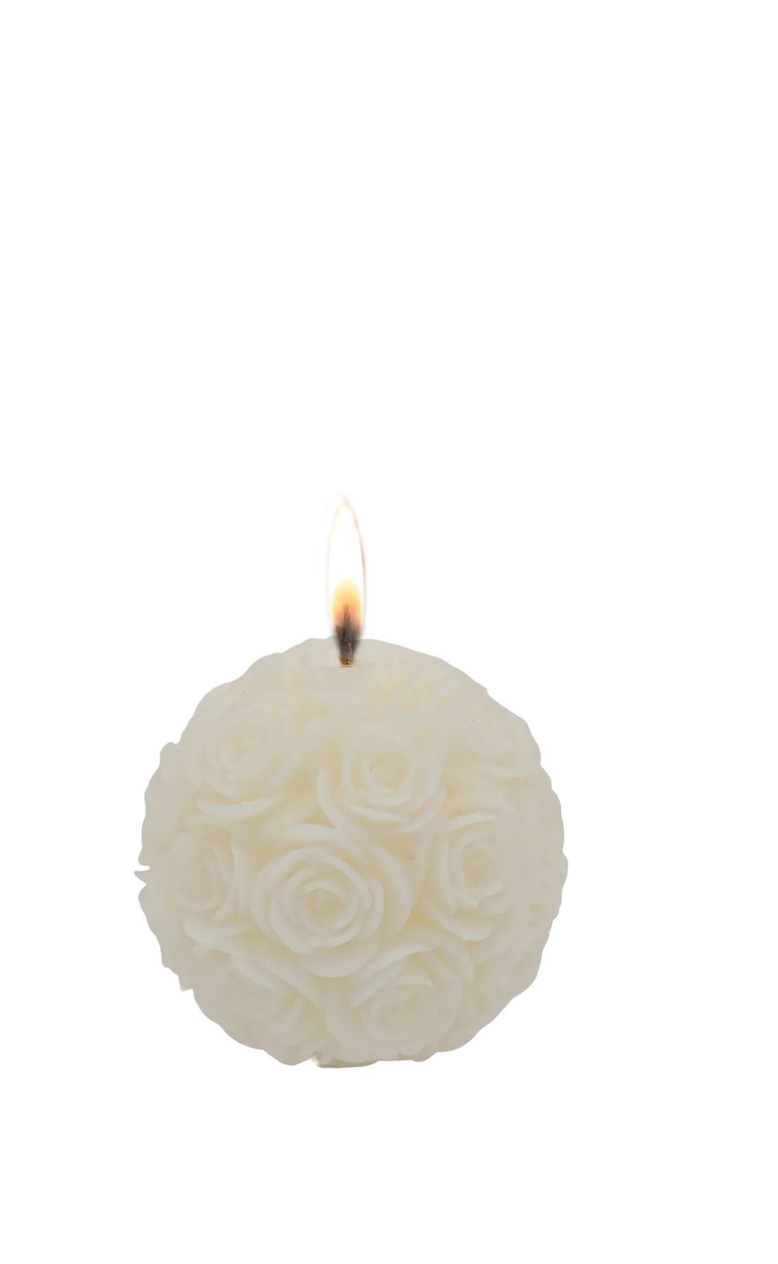 Rozenkogel trouwkaars ø120 mm