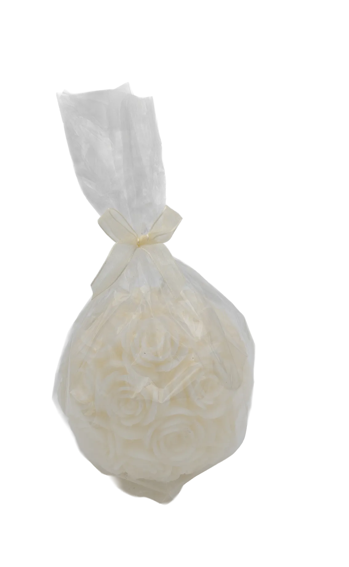 Rozenkogel trouwkaars ø120 mm - Afbeelding 2