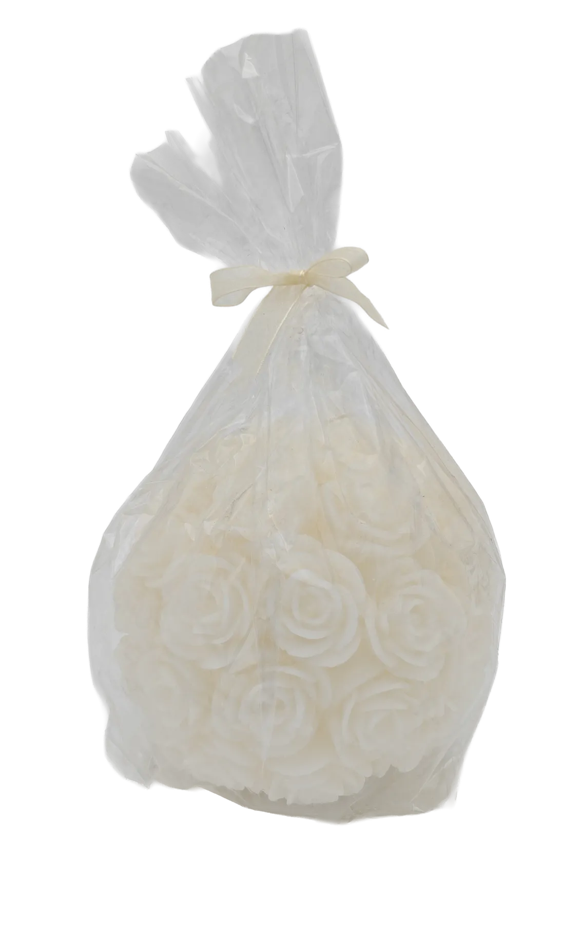 Rozenkogel trouwkaars groot ø150 mm - Afbeelding 2