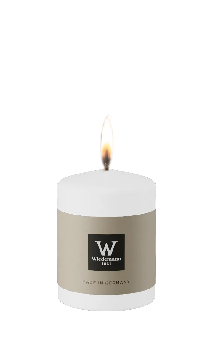 Stompkaars glad wit 58x80 mm