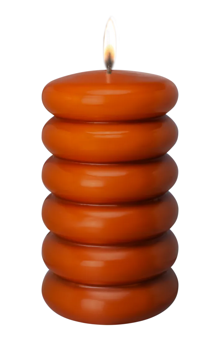 Stompkaars Sculptuur 90x150 mm / Cognac