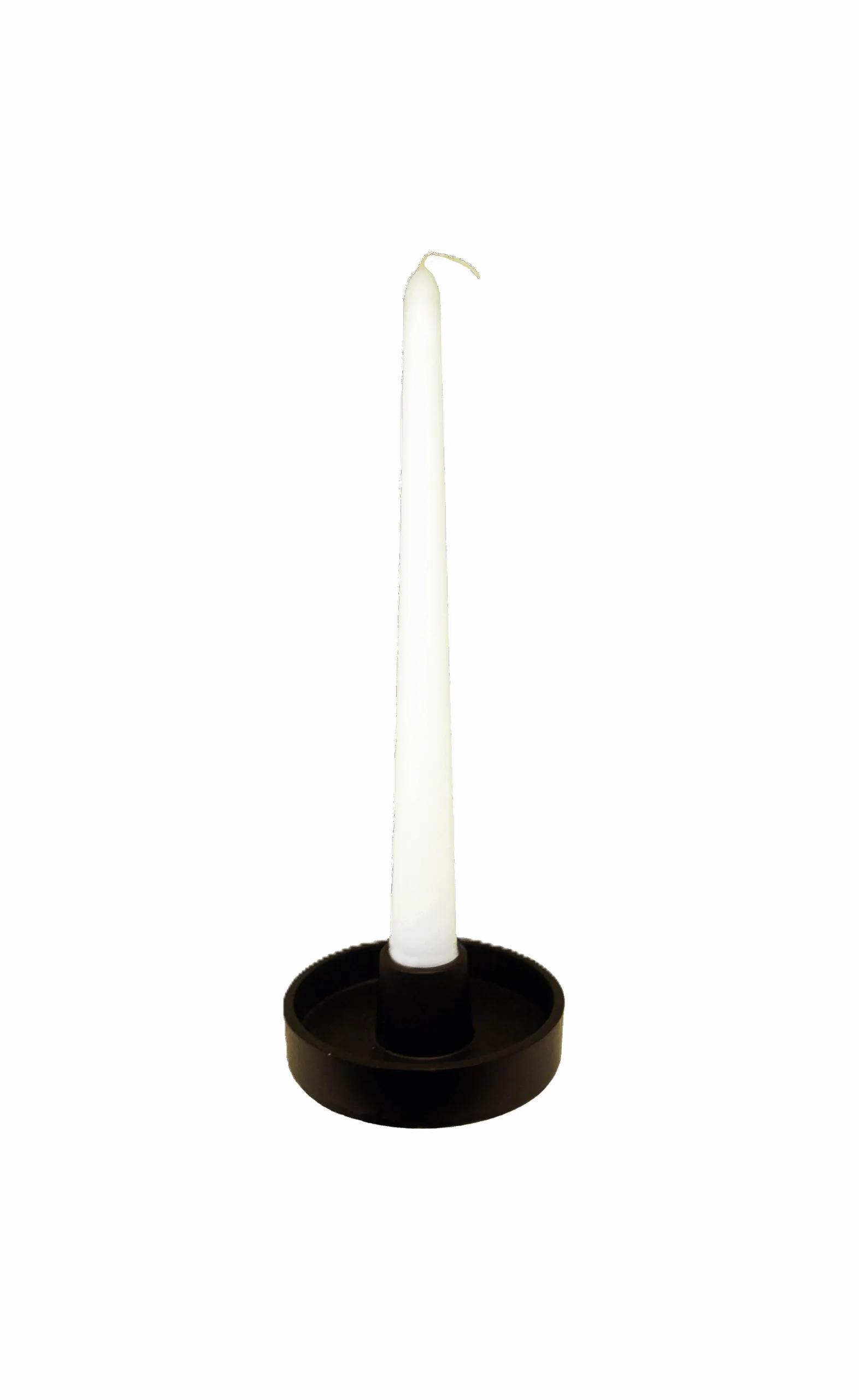 Gotische tafelkaars 23x250 mm / Wit / 50 stuks