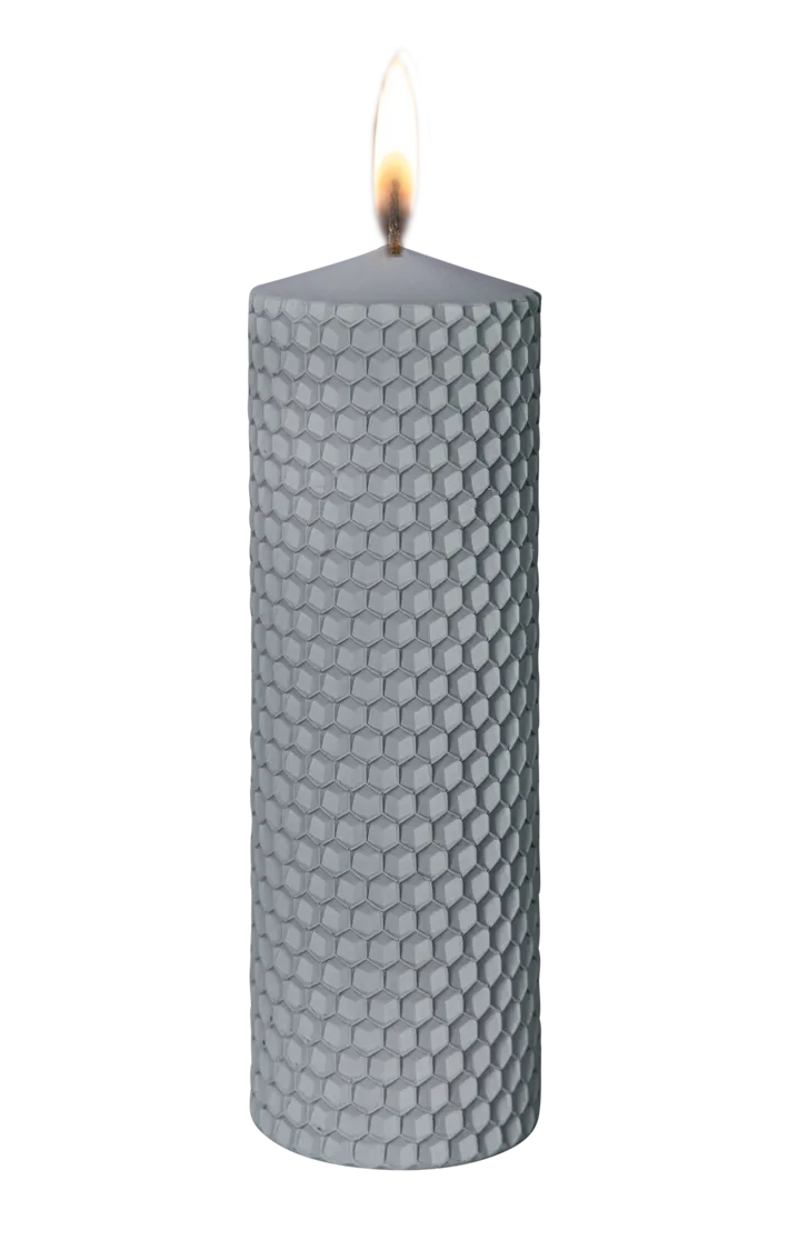 Stompkaars honingraat 50x150 mm / Grijs