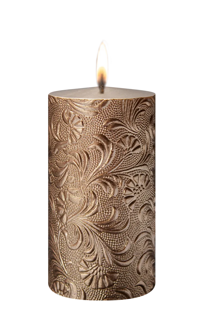 Stompkaars Flowers 70x130 mm / Roségoud