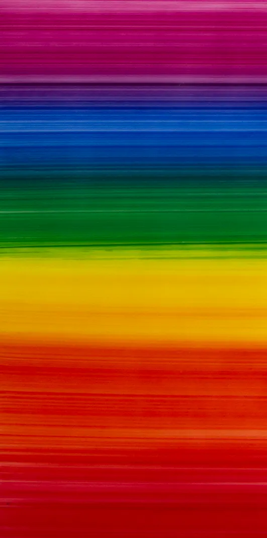 Wax vellen 10 vellen 200x100 mm / Regenboog