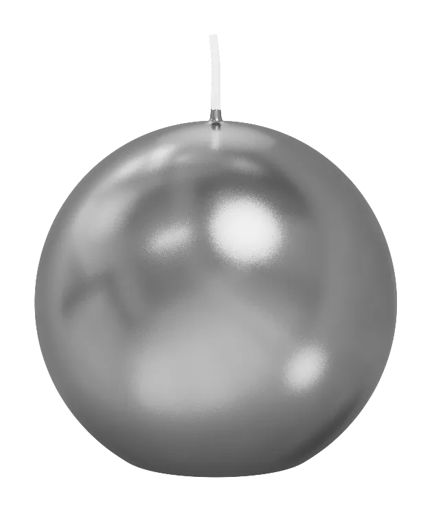 Kogelkaars gelakt ø80 mm / Zilver