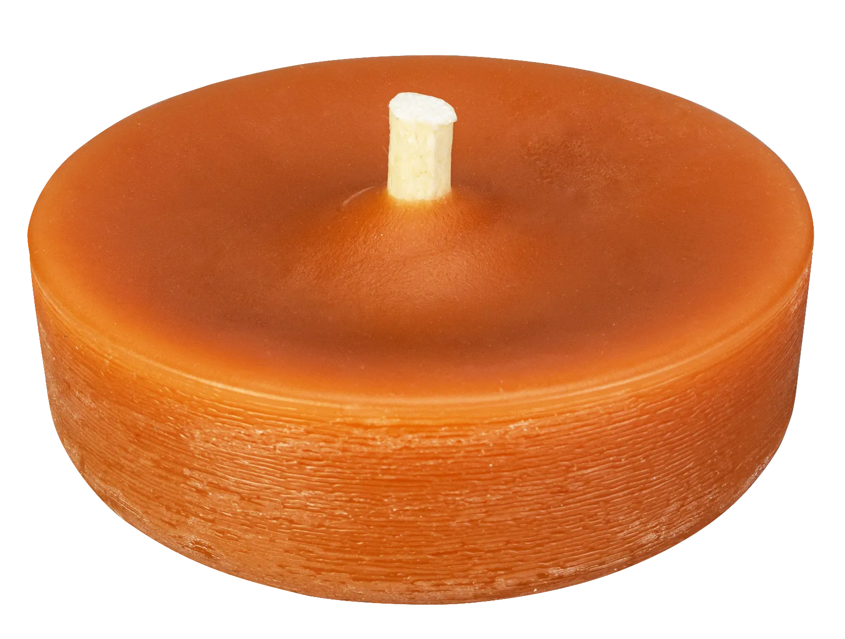 Windlicht set houder en vulling 140x70 mm / zilver cognac - Afbeelding 2