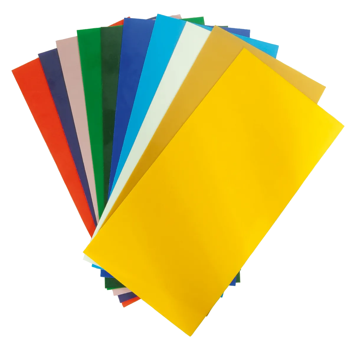 Wax vellen 10 vellen 200x100 mm / Assorti