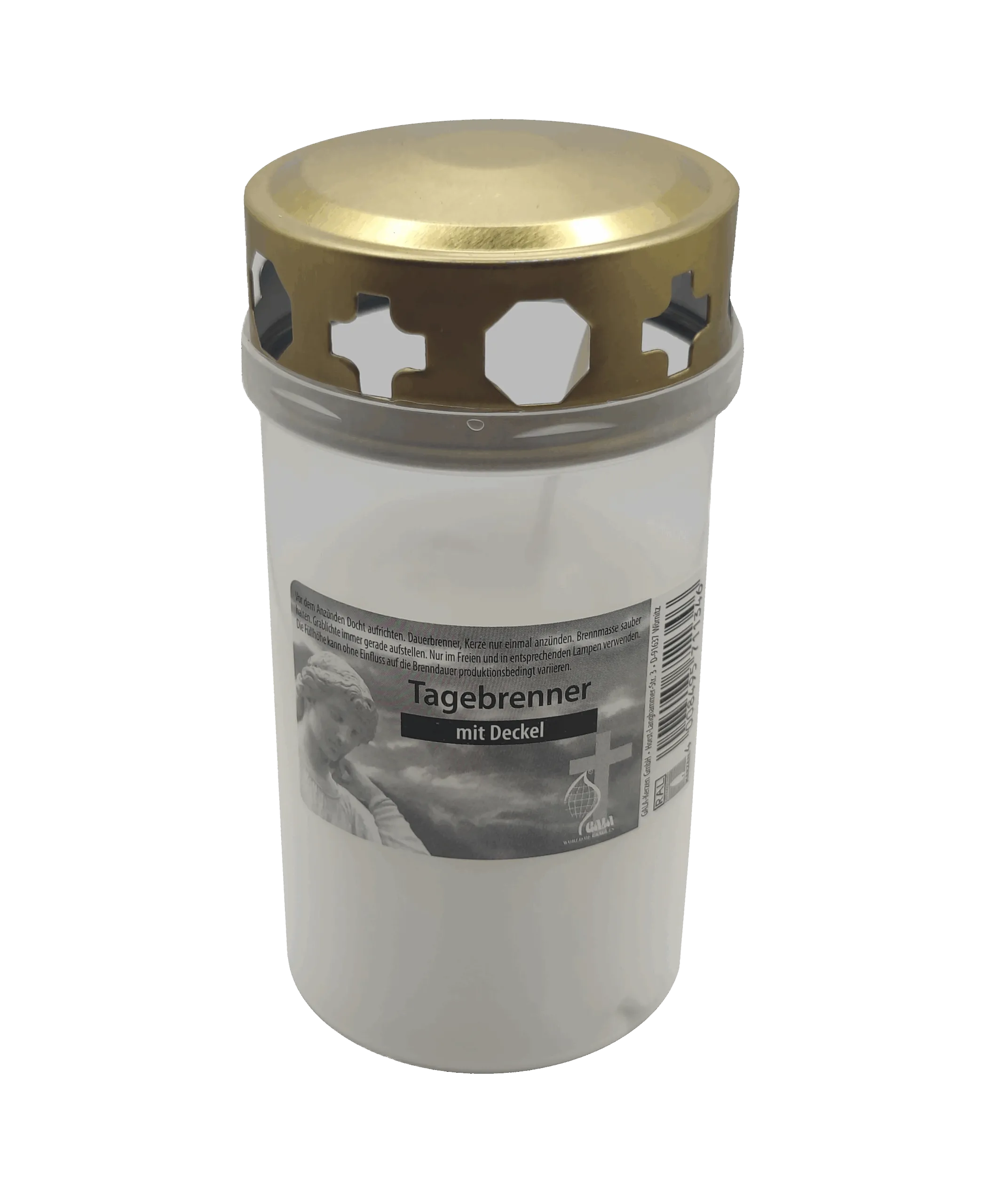 Grafkaars met deksel 60x120 mm / Wit