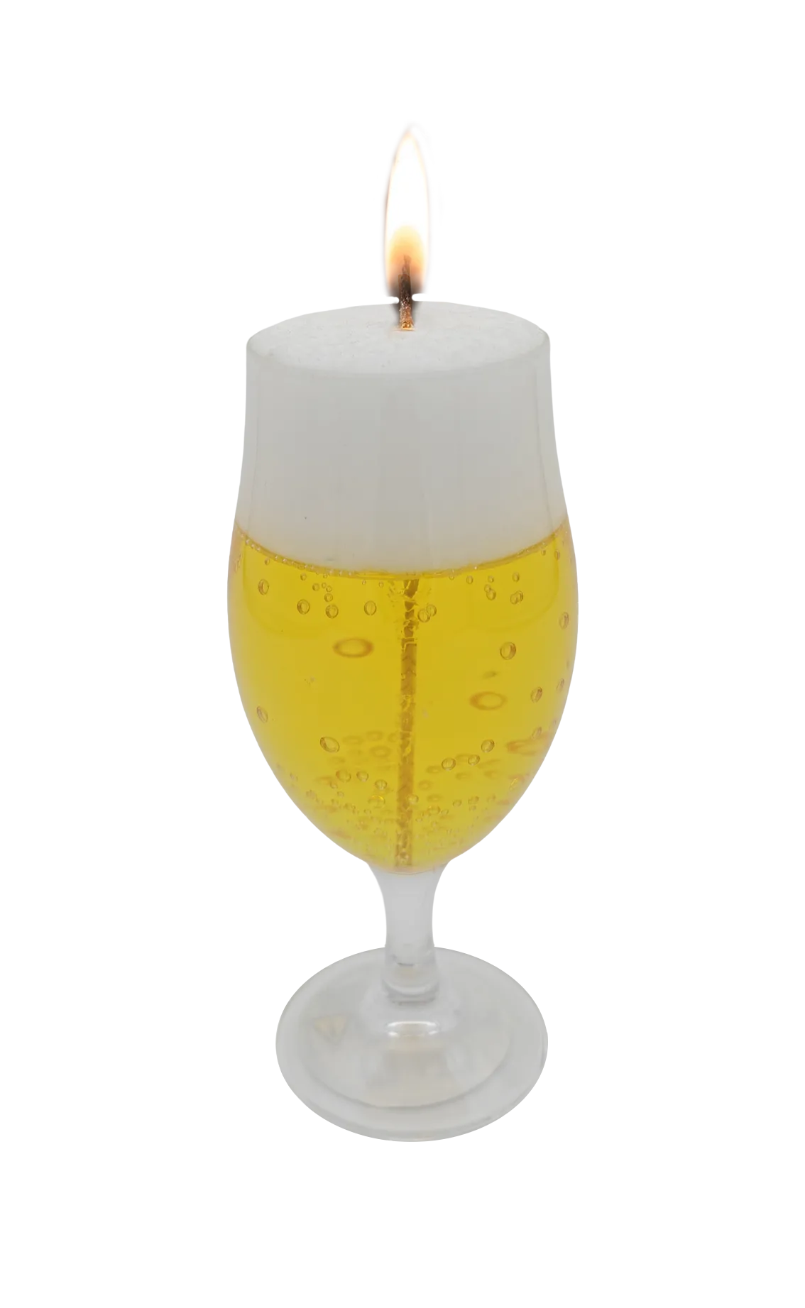 Gelkaars Bierglas op voet