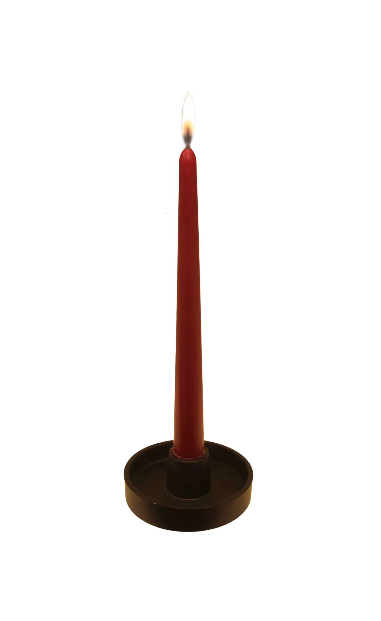 Gotische tafelkaars 23x250 mm / Bordeaux