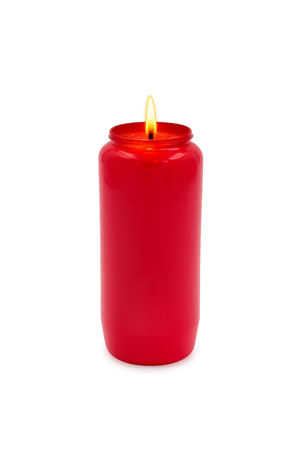 Compositielicht rood – graf- en herdenkingskaars zonder deksel TIJDELIJK SCHERP GEPRIJSD!