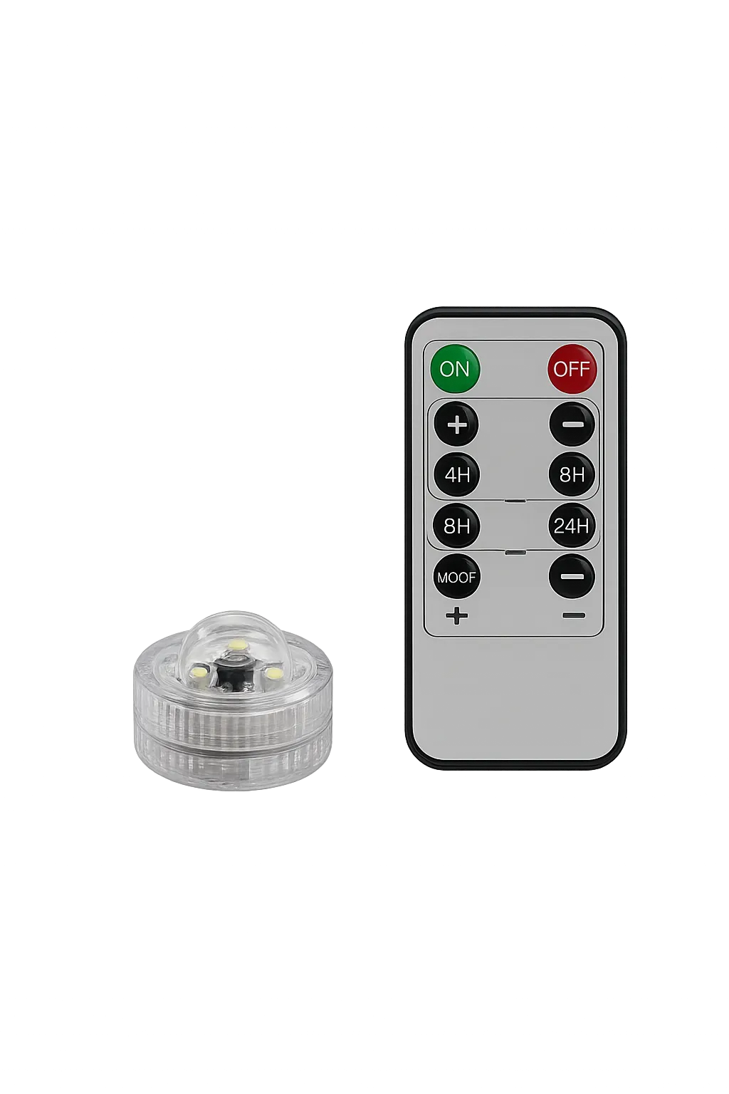 LED Waterdicht lampje met afstandsbediening