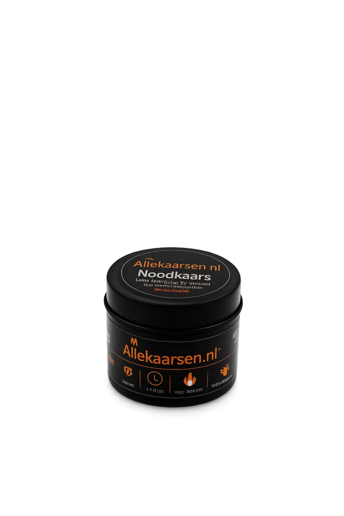 Noodkaars 100% Bijenwas | ±36 uur brandtijd | 3 lonten