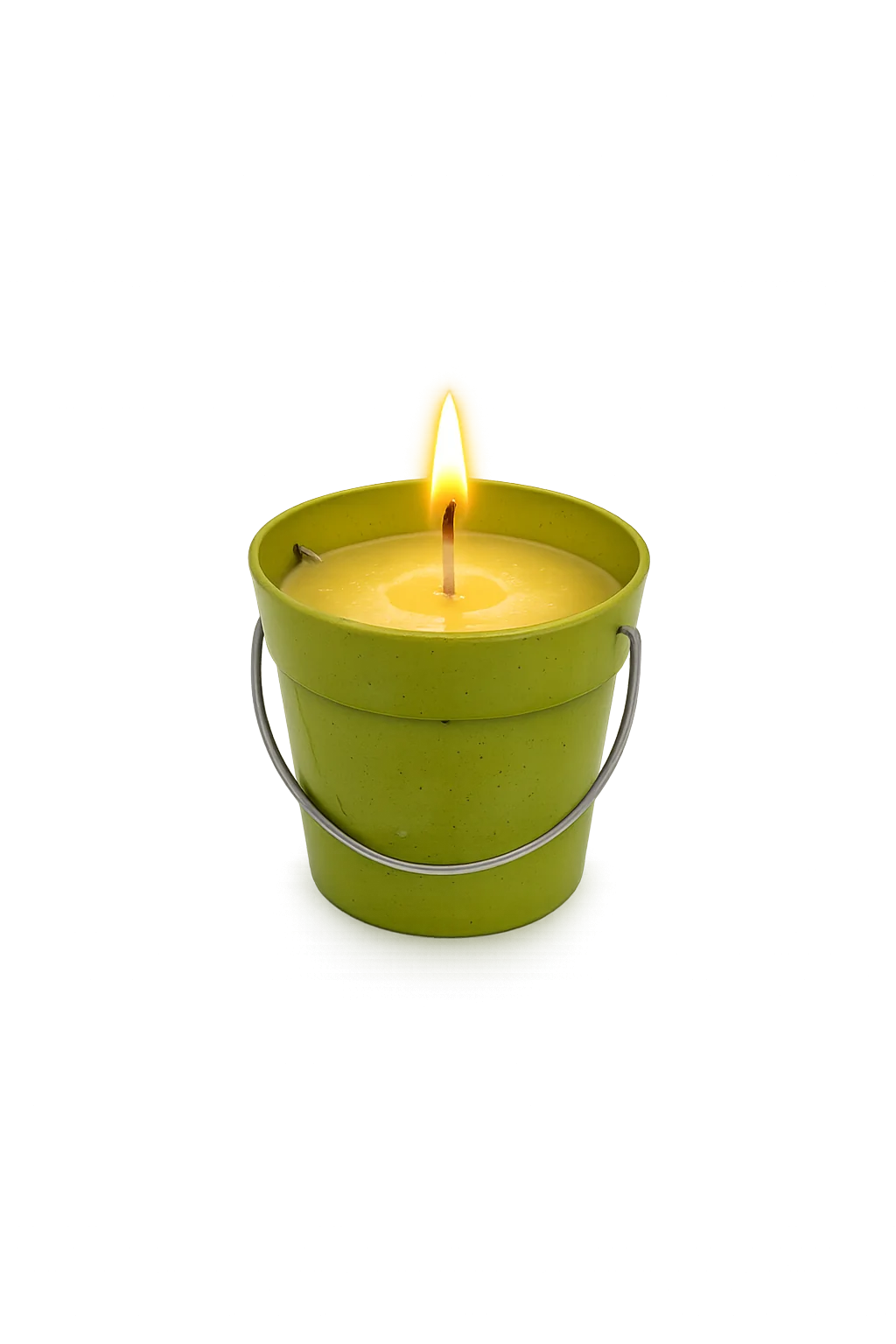 Groen emmertje met citronellavulling