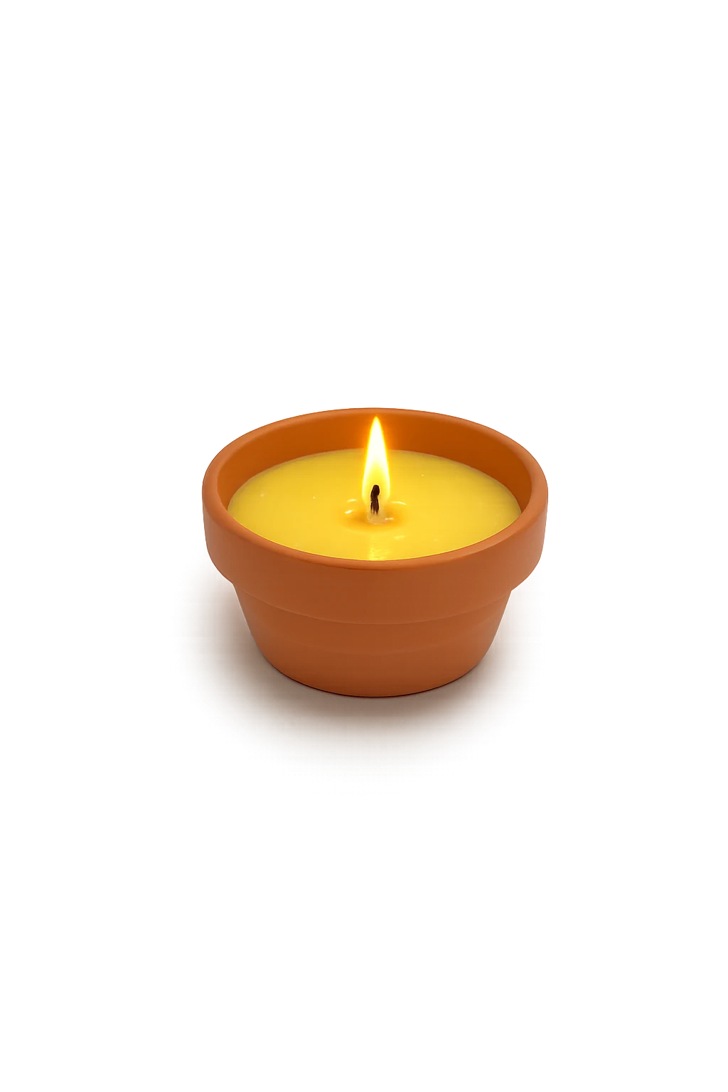 Terracottaschaal met citronellavulling