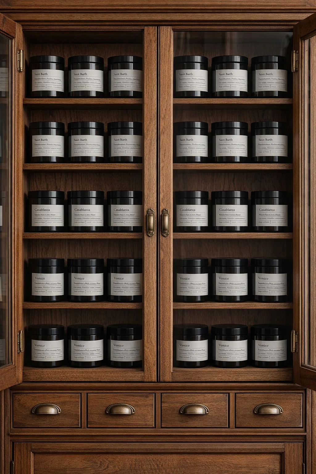 Apothekerspot 'Saint Barth' geurkaars Pamplemousse, Praline & Framboise - Afbeelding 2