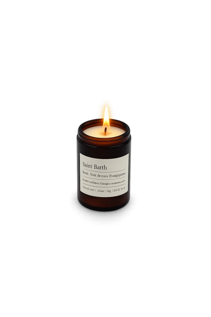 Apothekerspot 'Saint Barth' geurkaars Pamplemousse, Praline & Framboise