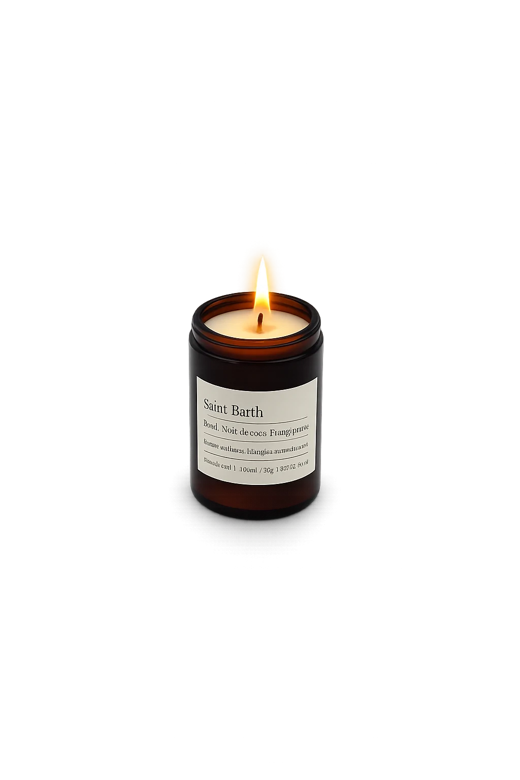 Apothekerspot 'Saint Barth' geurkaars Pamplemousse, Praline & Framboise - Afbeelding 3
