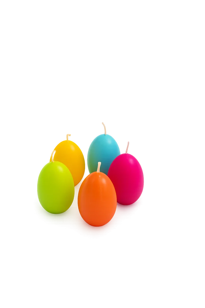 Tray met 30 stuks veelkleurige paaseieren