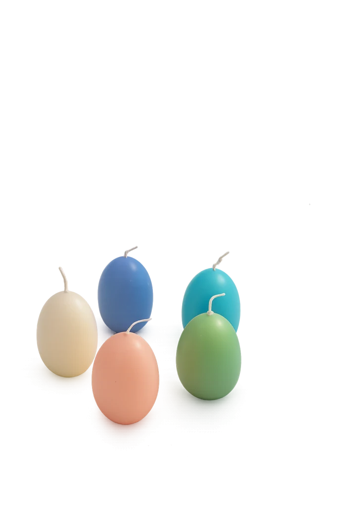 Tray met 30 stuks paaseieren in pasteltinten
