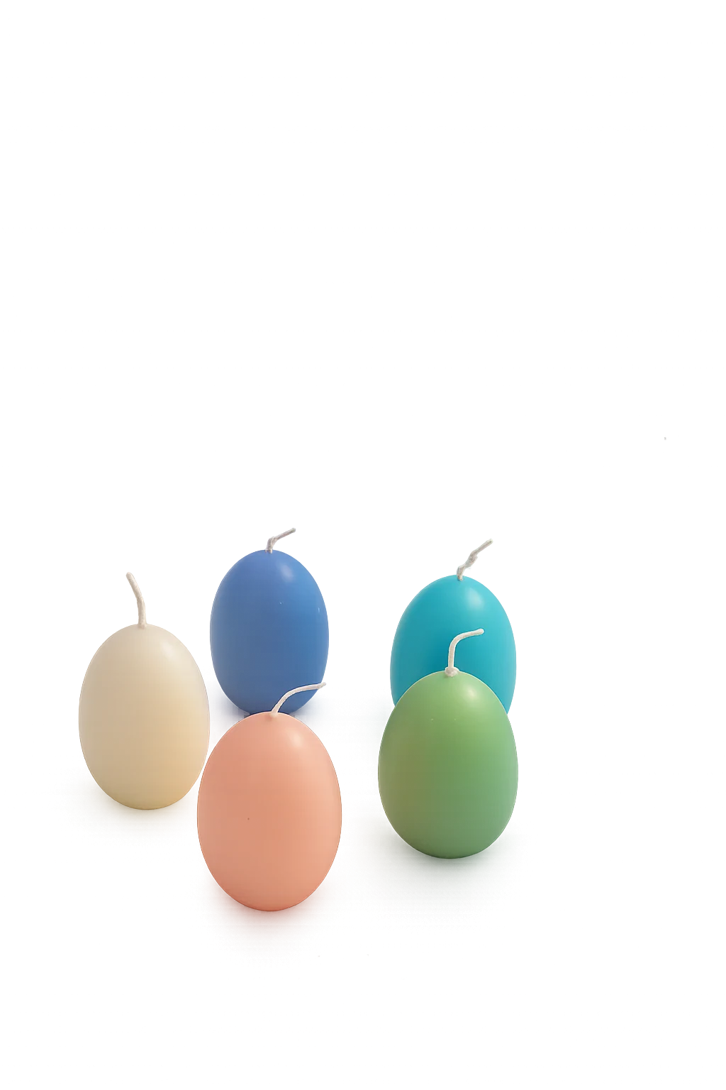 Tray met 30 stuks paaseieren in pasteltinten - Afbeelding 2
